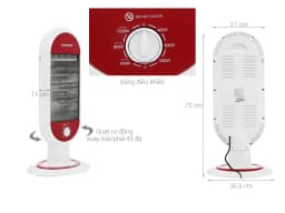 Quạt sưởi hồng ngoại Sunhouse SHD7022 - Giá rẻ nhất hôm nay - Ảnh 2