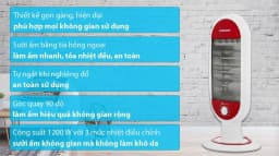 Quạt sưởi hồng ngoại Sunhouse SHD7022 - Giá rẻ nhất hôm nay - Ảnh 11