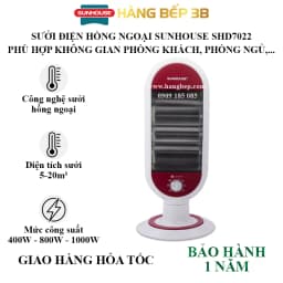 Quạt sưởi hồng ngoại Sunhouse SHD7022 - Giá rẻ nhất hôm nay - Ảnh 9