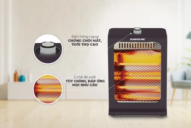 So sánh giá Quạt sưởi hồng ngoại Sunhouse SHD7023 rẻ nhất? - Ảnh 4