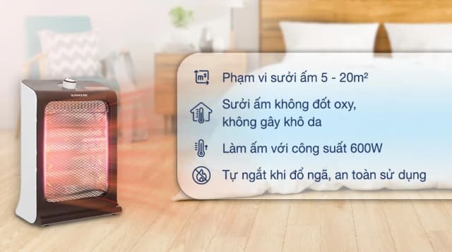 So sánh giá Quạt sưởi hồng ngoại Sunhouse SHD7023 rẻ nhất? - Ảnh 9