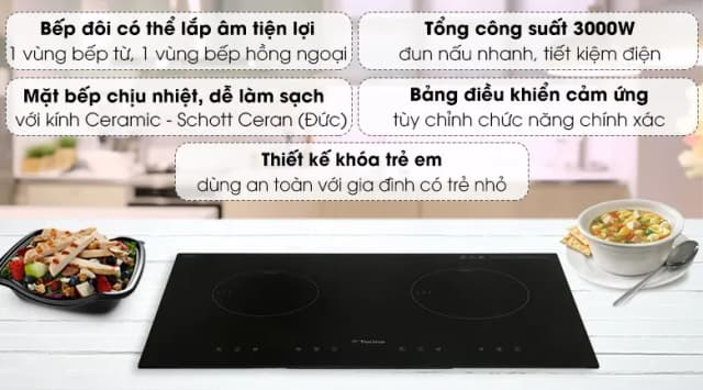 Top 1 so sánh giá Bếp từ hồng ngoại âm Torino TC-0323DL 3000W - Tìm sản phẩm giá rẻ nhất - Ảnh 8