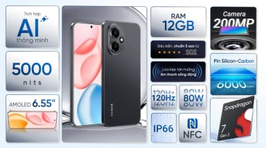 Điện thoại HONOR 400 5G 12GB/256GB Đen - 3