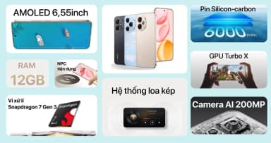 Điện thoại HONOR 400 5G 12GB/256GB Đen - 8