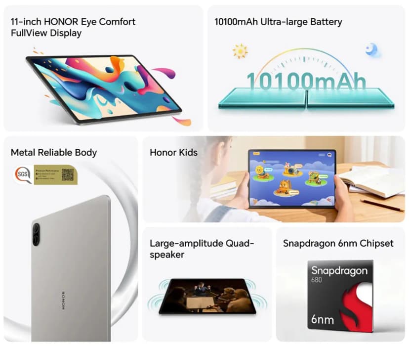 So sánh giá Máy tính bảng Honor Pad X8b 6GB/128GB - Tìm sản phẩm giá rẻ nhất - Ảnh 1