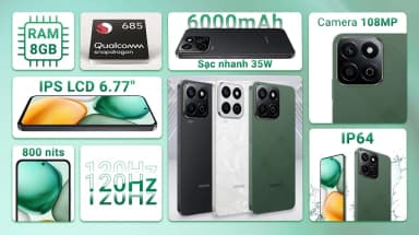 Điện thoại HONOR X7c 8GB/256GB - 14