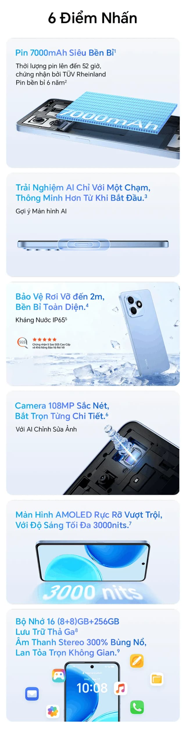 So sánh giá Điện thoại HONOR X8d 8GB/256GB rẻ nhất? - Ảnh 20