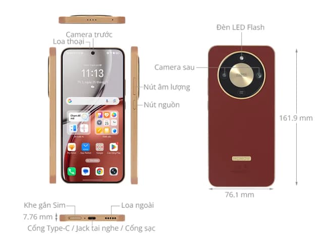 So sánh giá Điện thoại HONOR X9d 5G 8GB/256GB rẻ nhất? - Ảnh 9