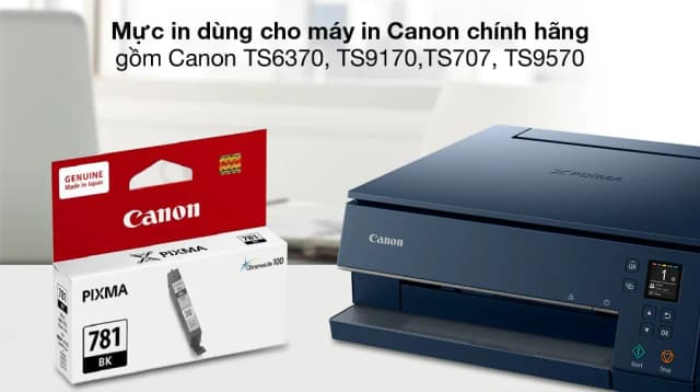 So sánh giá Hộp mực in phun Canon CLI-781 BK/Đen (dành cho TS6370,TS9170,TS707, TS9570) rẻ nhất? - Ảnh 5