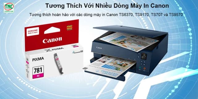 So sánh giá Hộp mực in phun màu Canon CLI-781 M/Đỏ (dành cho TS6370,TS9170,TS707, TS9570) rẻ nhất? - Ảnh 13