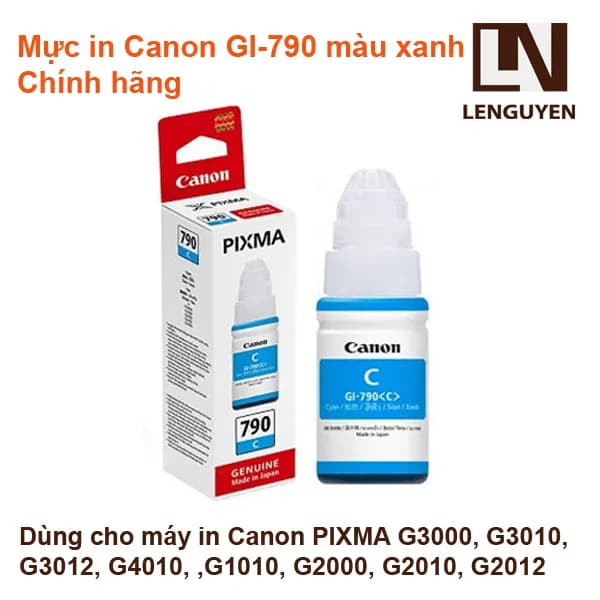 So sánh giá Hộp mực in phun màu Canon GI-790 Xanh dương (dành cho Canon dòng G Series) rẻ nhất? - Ảnh 12