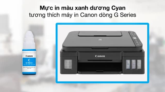 So sánh giá Hộp mực in phun màu Canon GI-790 Xanh dương (dành cho Canon dòng G Series) rẻ nhất? - Ảnh 3