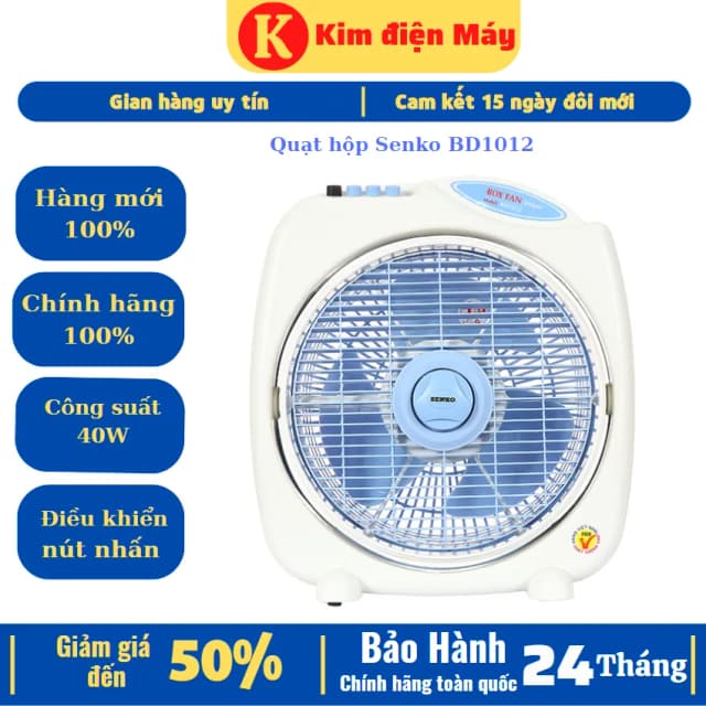 So sánh giá Quạt hộp Senko 3 cánh BD1012 40W rẻ nhất? - Ảnh 18