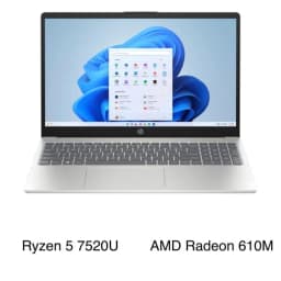 Laptop HP 15 fc0023AU - D0BH1PA (R5 7520U, 16GB, 512GB, Full HD, Win11)