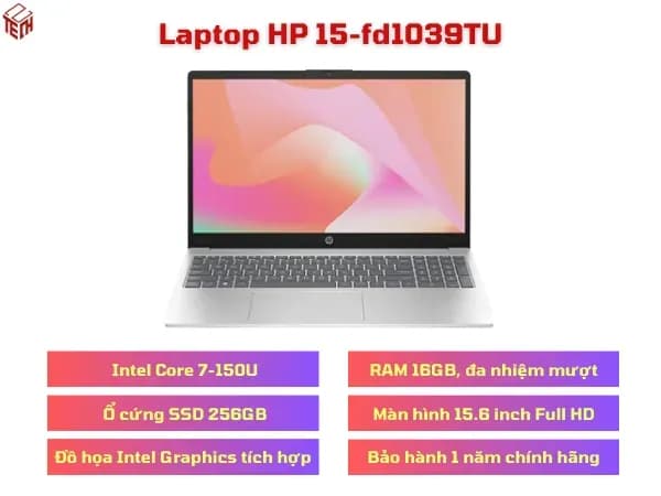 Top 1 so sánh giá Laptop HP 15 fd1039TU - 9Z2W7PA (Core 7 150U, 16GB, 512GB, Full HD, Win11) - Tìm sản phẩm giá rẻ nhất - Ảnh 17