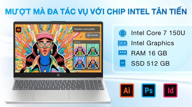 Top 1 so sánh giá Laptop HP 15 fd1039TU - 9Z2W7PA (Core 7 150U, 16GB, 512GB, Full HD, Win11) - Tìm sản phẩm giá rẻ nhất - Ảnh 3