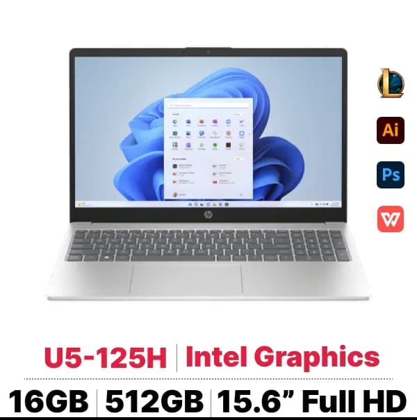 Laptop HP 15 fd1063TU - 9Z2Y1PA (Ultra 5 125H, 16GB, 512GB, Full HD, Win11) - 11