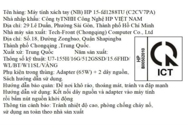 Top 1 so sánh giá Laptop HP 15 fd1288TU - C2CV7PA (Ultra 7 155H, 16GB, 512GB, Full HD, Win11) - Tìm sản phẩm giá rẻ nhất - Ảnh 4