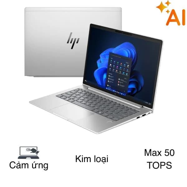 Laptop HP EliteBook 6 G1a 14 - C0CF2PT (R5 AI 340, 16GB, 512GB, WUXGA, Cảm ứng, Win11) - Ảnh 7