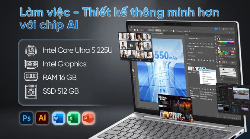 Laptop HP EliteBook 6 G1i 13 - BQ9L8PT (Ultra 5 225U, 16GB, 512GB, WUXGA, Win11) - Giá rẻ nhất hôm nay - Ảnh 4