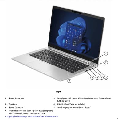 Laptop HP Elitebook 630 G10 - 9H1N9PT (i7 1355U, 16GB, 512GB, Full HD, Win11) - 20