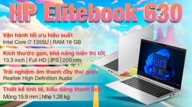 Laptop HP Elitebook 630 G10 - 9H1N9PT (i7 1355U, 16GB, 512GB, Full HD, Win11) - 4