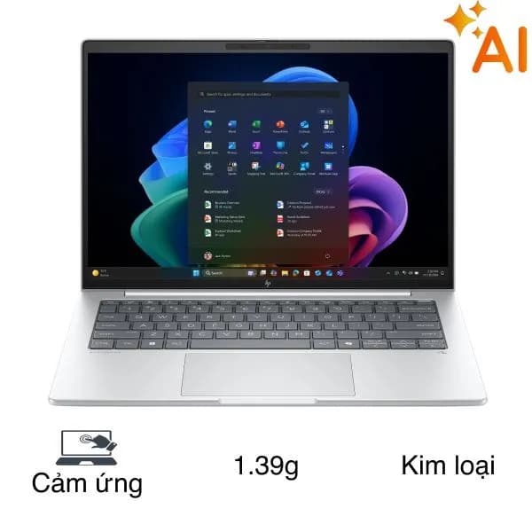 Laptop HP EliteBook 8 G1a 14 - C0CE3PT (R5 AI PRO 340, 32GB, 512GB, WUXGA, Cảm ứng, Win11 Pro) - Giá rẻ nhất hôm nay - Ảnh 1