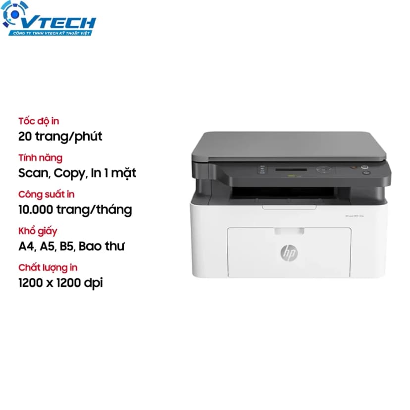 So sánh giá Máy in laser trắng đen đa năng HP LaserJet 135w MFP Wifi (4ZB83A) - Tìm sản phẩm giá rẻ nhất - Ảnh 12