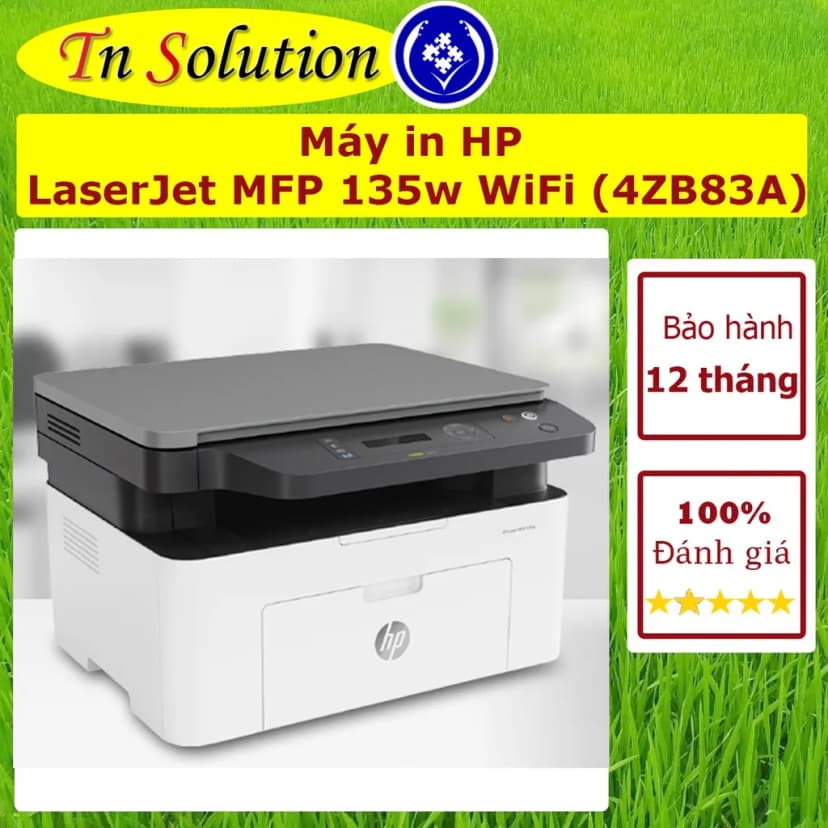 So sánh giá Máy in laser trắng đen đa năng HP LaserJet 135w MFP Wifi (4ZB83A) - Tìm sản phẩm giá rẻ nhất - Ảnh 5