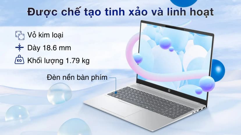 Laptop HP OmniBook 5 16 ag1066AU - BZ7S9PA (R7 Al 350, 16GB, 512GB, WUXGA, Cảm ứng, OfficeH24+365B, Win11) - Giá rẻ nhất hôm nay - Ảnh 2