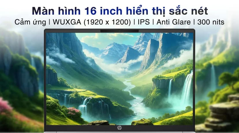 Laptop HP OmniBook 5 16 ag1066AU - BZ7S9PA (R7 Al 350, 16GB, 512GB, WUXGA, Cảm ứng, OfficeH24+365B, Win11) - Giá rẻ nhất hôm nay - Ảnh 5