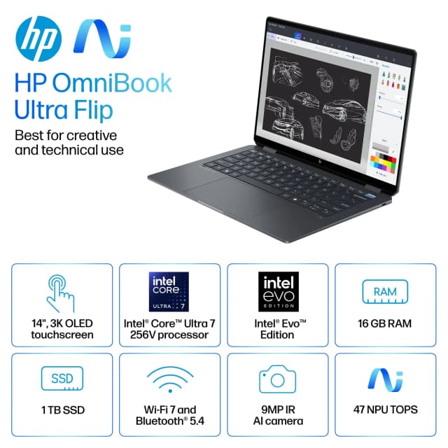 Top 1 so sánh giá Laptop HP OmniBook 5 AI 16 af1054TU - C1MN8PA (Ultra 7 255U, 32GB, 512GB, WUXGA, OfficeH24, Win11) - Tìm sản phẩm giá rẻ nhất - Ảnh 42