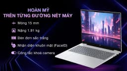 Laptop HP OmniBook 7 16 az0038TU - C2CX1PA (Core 5 210H, 24GB, 512GB, WUXGA, OfficeH24, Win11) - Giá rẻ nhất hôm nay - Ảnh 2
