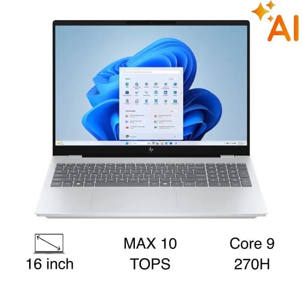 Laptop HP OmniBook 7 16 az0040TU - C2DR3PA (Core 9 270H, 32GB, 512GB, WUXGA, OfficeH24+365, Win11) - Giá rẻ nhất hôm nay - Ảnh 1