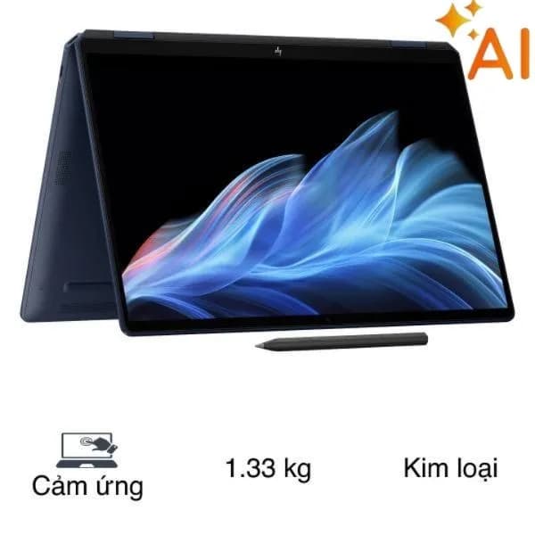 Laptop HP OmniBook UF 14 fh0095TU - BZ7S2PA (Ultra 9 288V, 32GB, 1TB, 2.8K OLED 120Hz, Cảm ứng, OfficeH24, Win11) - Giá rẻ nhất hôm nay - Ảnh 1