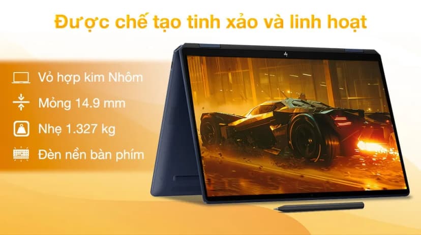 Laptop HP OmniBook UF 14 fh0097TU - BZ7S3PA (Ultra 7 258V, 32GB, 1TB, 2.8K OLED 120Hz, Cảm ứng, OfficeH24, Win11) - Giá rẻ nhất hôm nay - Ảnh 2