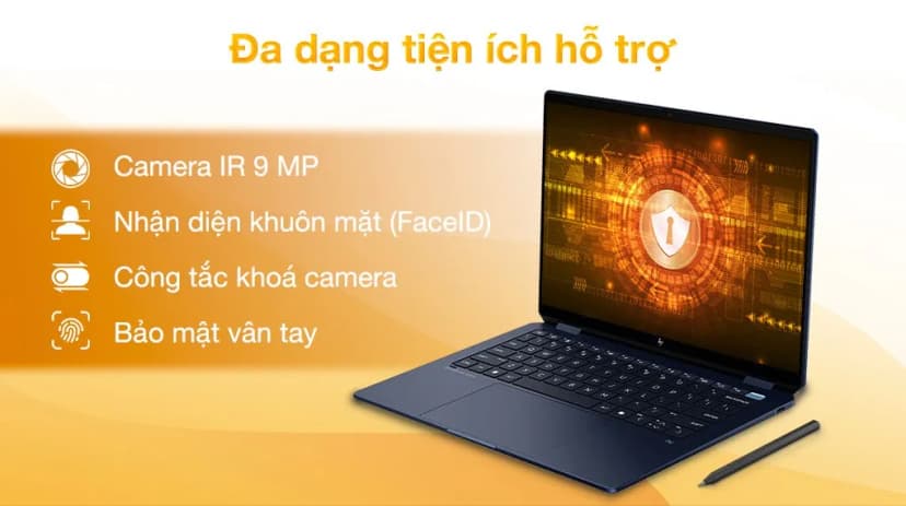 Laptop HP OmniBook UF 14 fh0097TU - BZ7S3PA (Ultra 7 258V, 32GB, 1TB, 2.8K OLED 120Hz, Cảm ứng, OfficeH24, Win11) - Giá rẻ nhất hôm nay - Ảnh 4