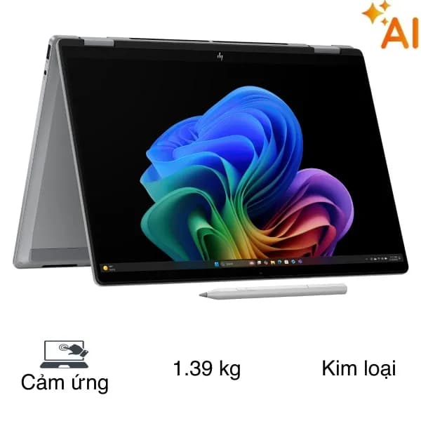 So sánh giá Laptop HP OmniBook X Flip 14 fk0092AU - BZ7P5PA (R5 AI 340, 16GB, 512GB, WUXGA, Cảm ứng, OfficeH24, Win11) - Tìm sản phẩm giá rẻ nhất - Ảnh 1
