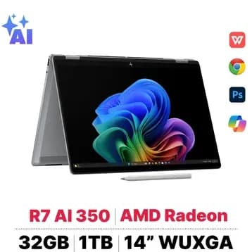 So sánh giá Laptop HP OmniBook X Flip 14 fk0092AU - BZ7P5PA (R5 AI 340, 16GB, 512GB, WUXGA, Cảm ứng, OfficeH24, Win11) - Tìm sản phẩm giá rẻ nhất - Ảnh 16