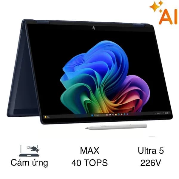 So sánh giá Laptop HP OmniBook X Flip 14 fm0088TU - BZ7Q2PA (Ultra 5 226V, 16GB, 512GB, WUXGA, Cảm ứng, OfficeH24+365B, Win11) rẻ nhất? - Ảnh 2