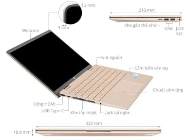 Laptop HP Pavilion X360 14 ek2024TU - 9Z2V6PA (Core 5 120U, 16GB, 512GB, Full HD, Cảm ứng, Win11) - 14