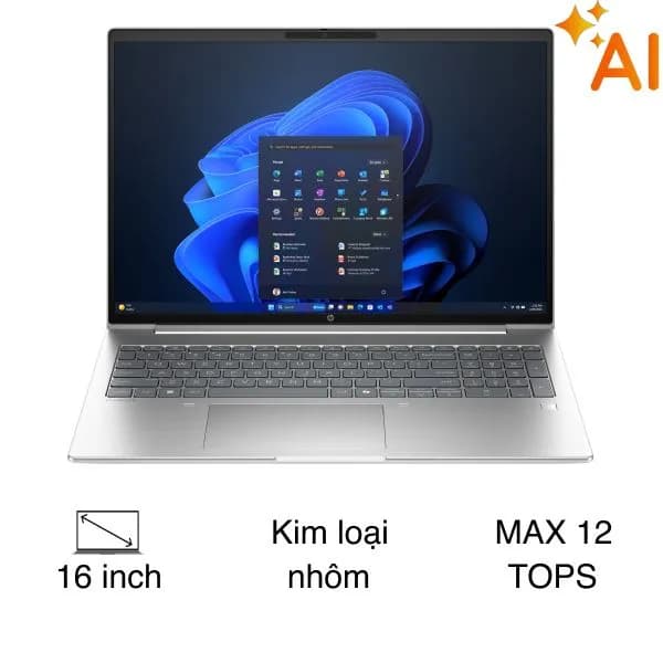 Laptop HP Probook 4 G1i 16 - BQ5E1PT (Ultra 7 255U, 16GB, 512GB, WUXGA, Win11) - Ảnh 7