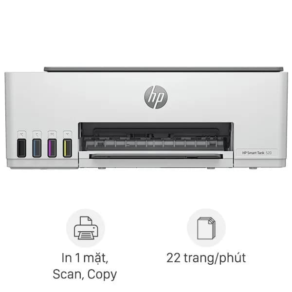 Máy in phun màu đa năng HP Smart Tank 520 (1F3W2A) - Ảnh 9