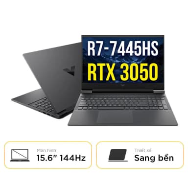 Laptop HP Gaming VICTUS 15 fb3115AX - BX9C9PA (R7 7445HS, 16GB, 512GB, RTX4050 6GB, Full HD 144Hz, Win11) - 14