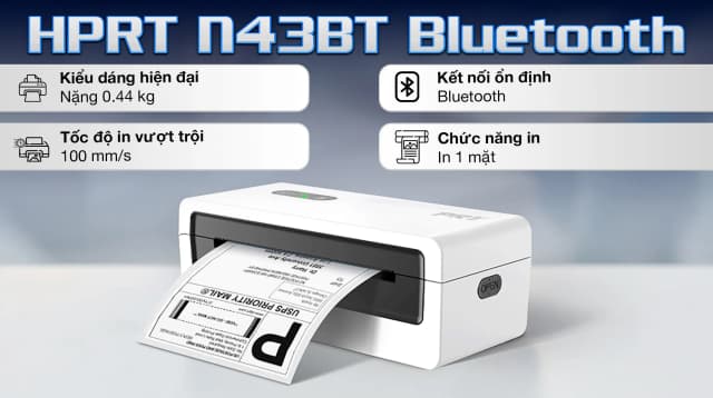 Top 1 so sánh giá Máy in nhiệt HPRT N43BT Bluetooth - Tìm sản phẩm giá rẻ nhất - Ảnh 2