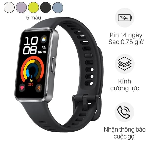 Vòng đeo tay thông minh Huawei Band 10 viền nhôm - Ảnh 1