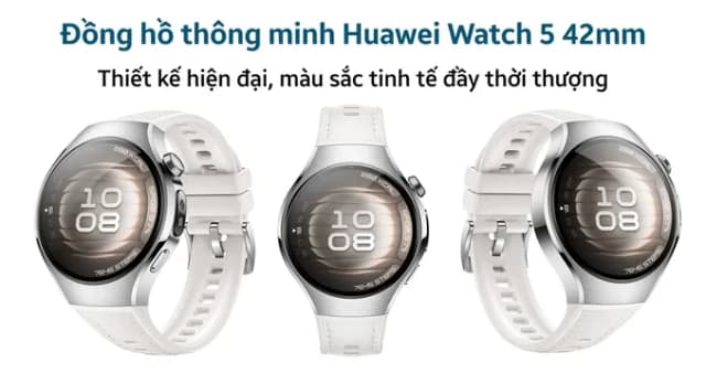So sánh giá Huawei Watch 5 42mm viền thép dây composite Trắng rẻ nhất? - Ảnh 18