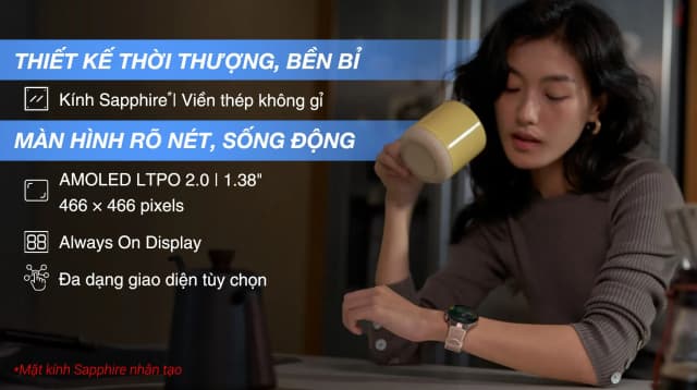 So sánh giá Huawei Watch 5 42mm viền thép dây composite Trắng rẻ nhất? - Ảnh 19