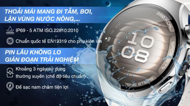 So sánh giá Huawei Watch 5 42mm viền thép dây composite Trắng rẻ nhất? - Ảnh 6