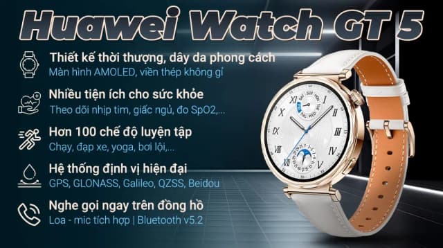 So sánh giá Huawei Watch GT 5 41mm viền thép dây cao su rẻ nhất? - Ảnh 12